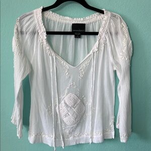 Cynthia Rowley Embroidered Top